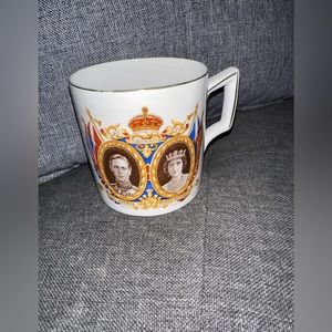 Vintage Queen Elizabeth II Coronation Mug England